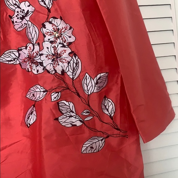 Victor costa occasion 💯 silk blouse size m - Picture 5 of 9